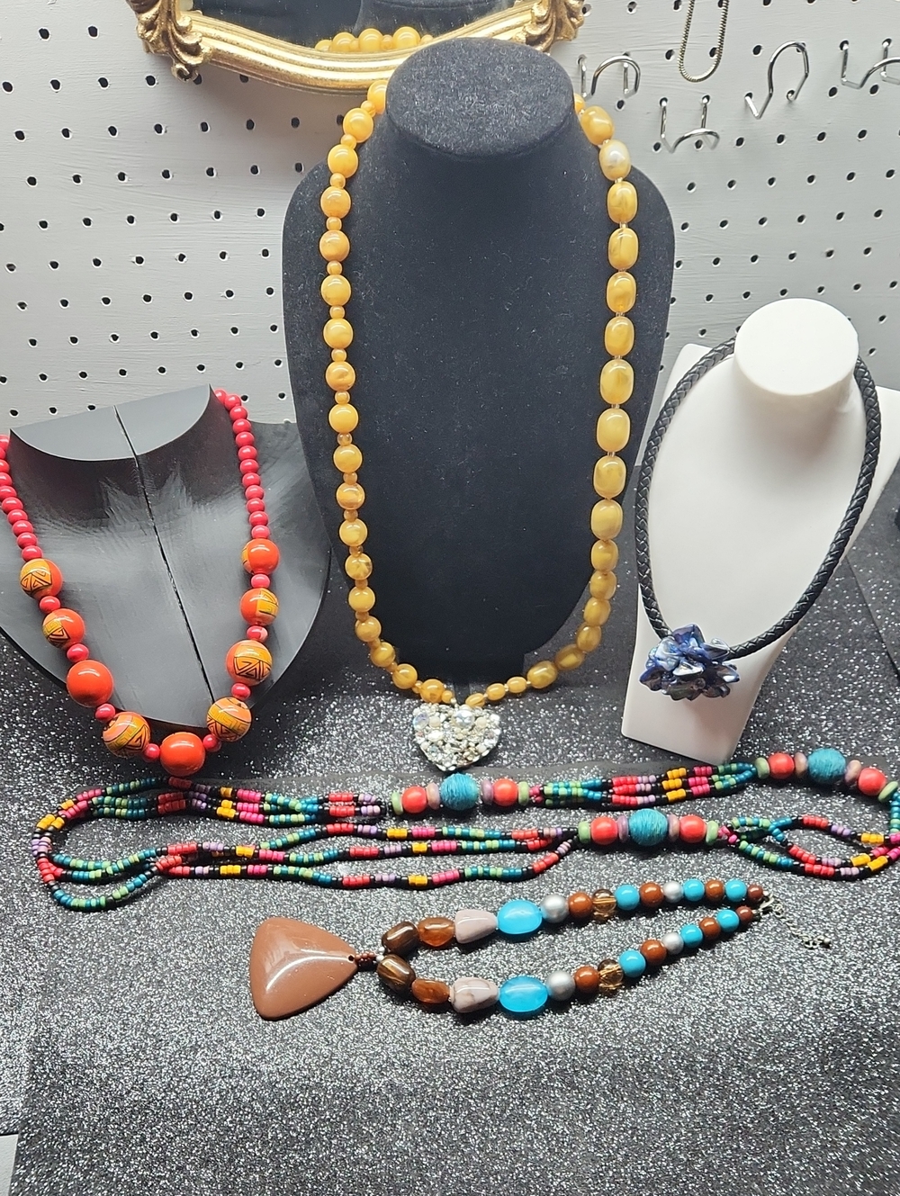 Colorful Statement Necklace Lot